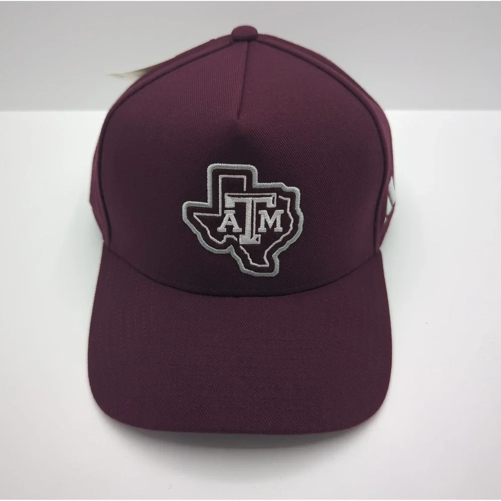 Adidas Texas A&M Aggies Maroon Local A-Frame Snapback‎ Hat Reveille KA9921 OSFM